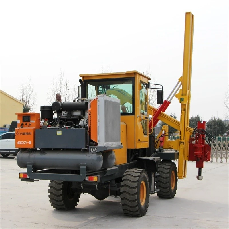 Highway Wave Guardrail Pile Driver high quality